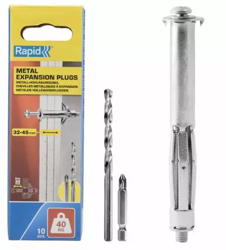 Levyankkuri, levyn paksuus 32–45 mm, kuormitus 40 kg, rapid - Lävistys ja niittaus - 503-5001552RAPID - 1