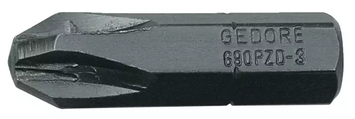Löökotsak pzd2 1/4´´ 690, 10tk, gedore - Ruuvauskärjet - 503-6552870GED - 1