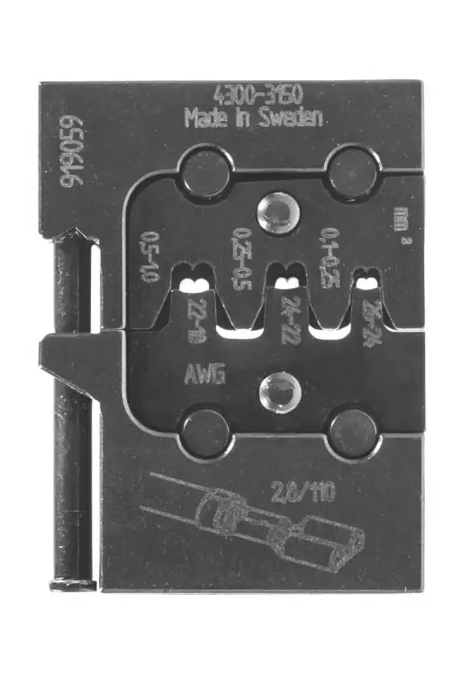 Module insert for flat plugs 2.8, gedore - Johtoliitinpihdit ja puristinpihdit - 503-1830635GED - 1