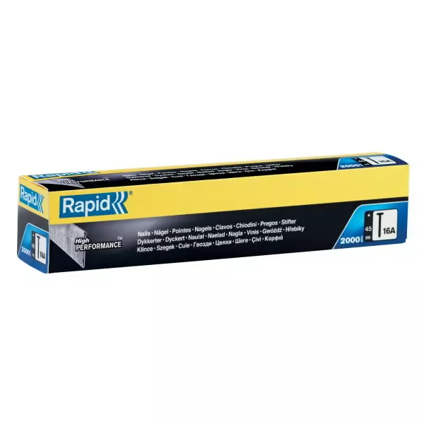 Nails 16a/45mm 20° galv. 2000pc, rapid - Niitit ja sinkilät - 503-5000819RAPID - 1