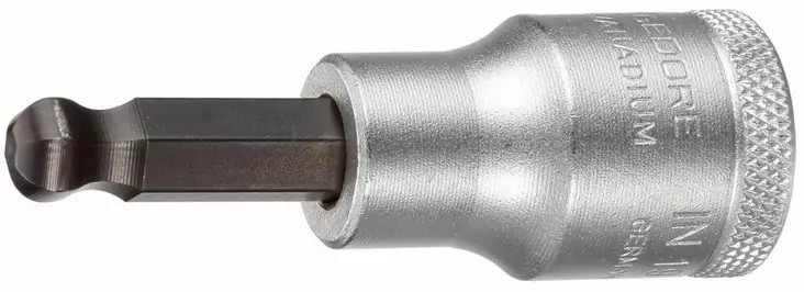 Screwdriver bit socket 1/2" ball-end in-hex 14 mm in 19 k 14, gedore - Ruuvimeisselit - 503-2663090GED - 1