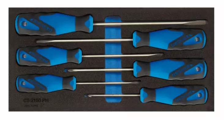Screwdriver set in 1/3 module 1500 ct1-2150, gedore - Työkalut työkaluvaunuihin - 503-2309149GED - 1