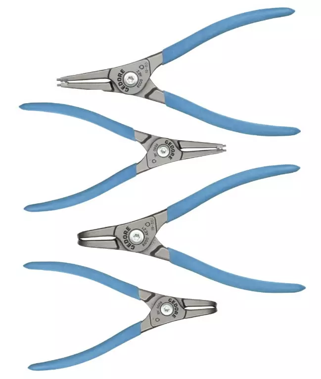 Set of circlip pliers 4 pcs (internal) s 8000 ae, gedore - Lukkorengaspihdit - 503-3041980GED - 1