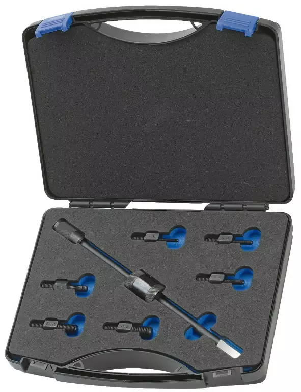 Set of threaded inserts with slide hammer 200 g, 7 pcs, gedore - Liukuvasarat ja tarvikkeet - 503-1936549GED - 1