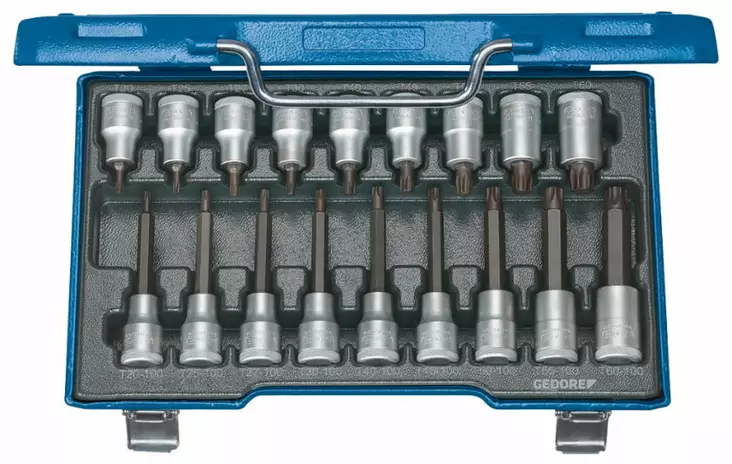 ´´set sockets1/2´´´´ itx19lkp´´, gedore - Hylsysarjat - 503-6138510GED - 1