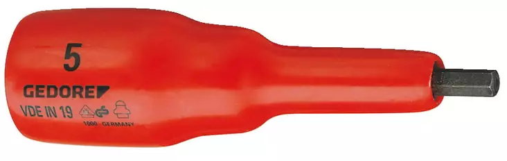 ´´socket 1/2´´´´, vde in19 6mm´´´´´´, gedore - Hylsyt ja voimahylsyt - 503-6124560GED - 1