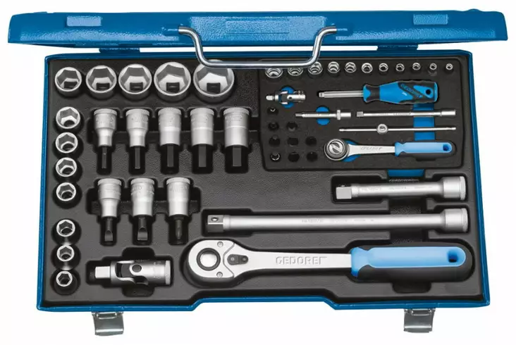 ´´socket set 1/2´´´´ 19 v20-u10´´, gedore - Hylsysarjat - 503-6157490GED - 1