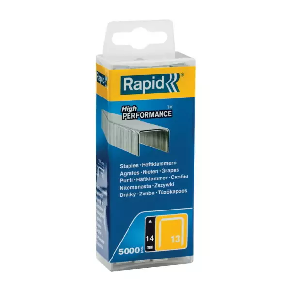 Staples 13/14 5000pcs, yellow, rapid - Niitit ja sinkilät - 503-40303082RAPID - 1