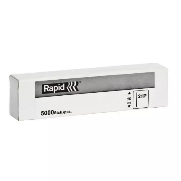 Staples 21p/20mm 5000pc/box, rapid - Niitit ja sinkilät - 503-40302972RAPID - 1