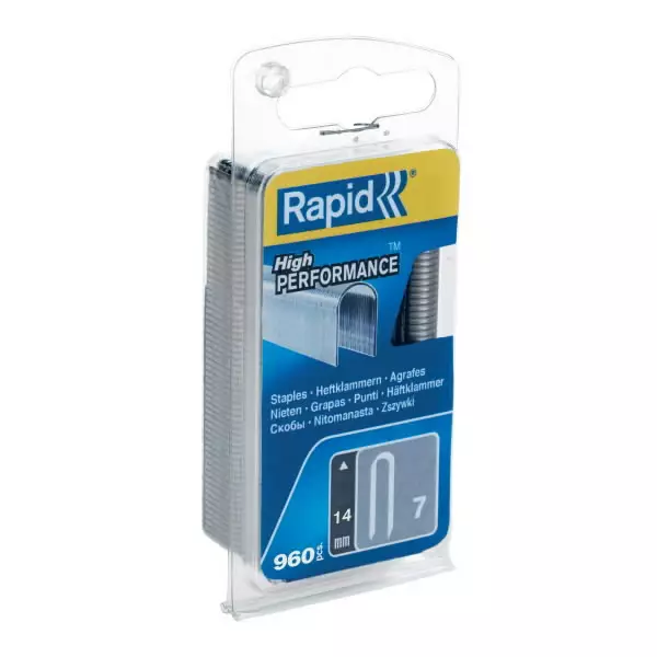 Staples for wires 7/14 960pcs, rapid - Niitit ja sinkilät - 503-40109524RAPID - 1