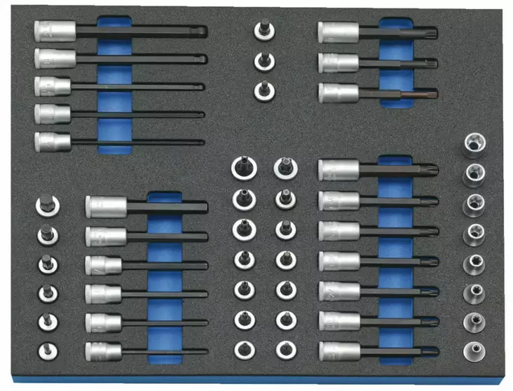 Tool module 2005 ct2-tx 30 3/8´´ socket 2/4, gedore - Työkalut työkaluvaunuihin - 503-2016508GED - 1