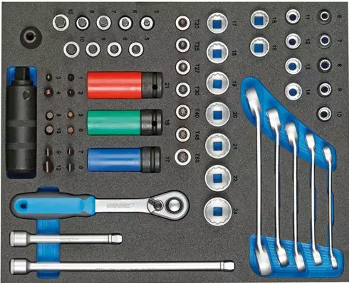 Tool set in 2/4 ct tool module, gedore - Työkalut työkaluvaunuihin - 503-2957493GED - 1