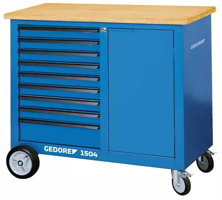 Tool trolley 1504 0810, gedore - Työkaluvaunut ilman työkaluja - 503-1814923GED - 1