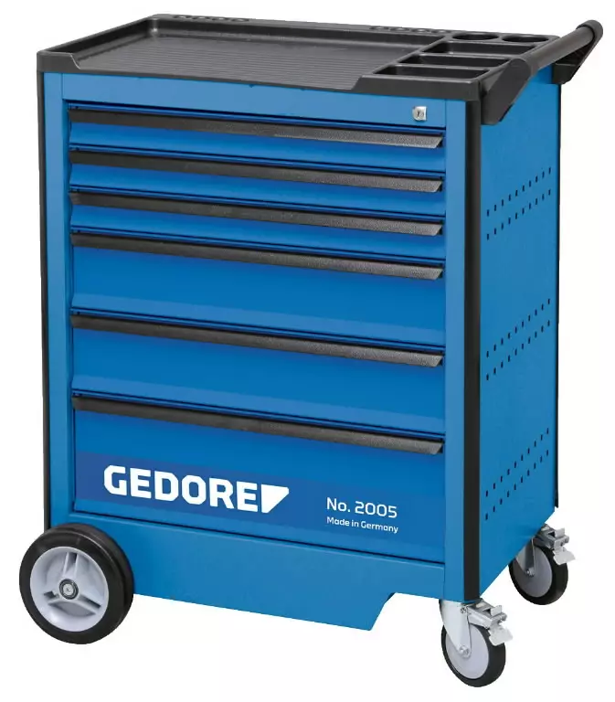 Tool trolley 2005 6 drawers 985x775x435mm 0321, gedore - Työkaluvaunut ilman työkaluja - 503-2003546GED - 1