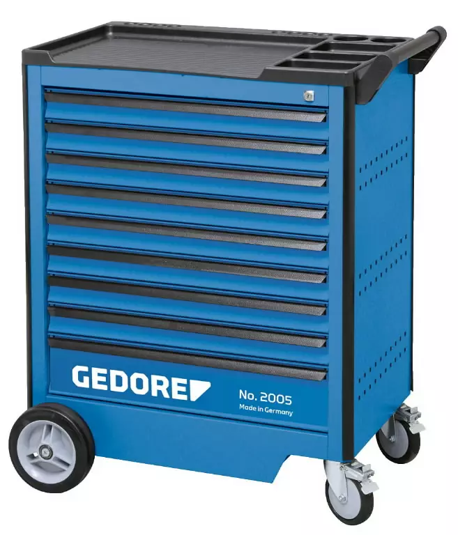 Tool trolley 2005 9drawers 985x775x435mm 0810, gedore - Työkaluvaunut ilman työkaluja - 503-2003562GED - 1