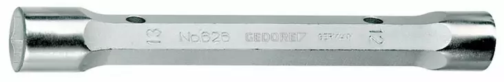 Tubular box spanner 19x22mm 626, gedore - Nivelhylsyavaimet - 503-6526520GED - 1