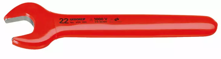 Vde 894 17 mm open end spanner, gedore - Kiintoavaimet - 503-6572980GED - 1