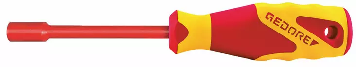 Vde socket wrench with handle 8 mm, gedore - VDE-jännitesuojatut työkalut - 503-1747118GED - 1