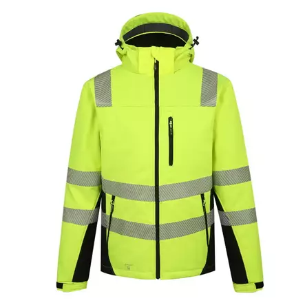 Softshell-takki calgary vuorattu huomioväri cl2, keltainen xl, pesso - Hi-Vis talvityötakit - 503-CALGARY-G-XLPE - 1