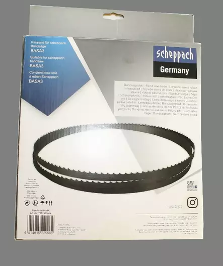 Vannesahanterä basa 2360x4,5x0.36mm 14 tpi, scheppach - Vannesahanterät - 503-7901501609SCHE - 1