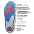 Geeli-pohjalliset, comfort 41-46, pesso - Pohjalliset, kengännauhat ja tarvikkeet - 503-GELCOMFORT-LPE - 2