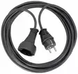 Quality extension cable of plastic 2m black h05vv-f 3g1,5, brennenstuhl - Jatkojohdot - 503-1165010015BRE - 1