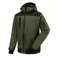 Softshell-takki hupulla acropolis vihreä m, pesso - Softshell takit ja housut - 503-ACROPOLISOGMPE - 2