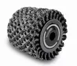 Twisted metal wire brush drum mrs1300 125x100mm, scheppach - Pyöröharjat - 503-7903800721SCHE - 1