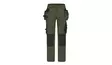 Työhousut riipputaskuilla nexus stretch, tumman vihreä c50, pesso - Työhousut - 503-KD185-OG-C50PE - 2