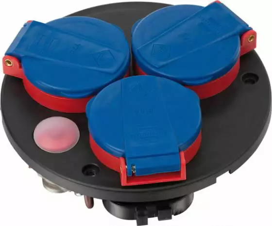 3-way socket outlet assembly unit for 1198350, brennenstuhl - Valaisintarvikkeet - 503-1081090BRE - 1