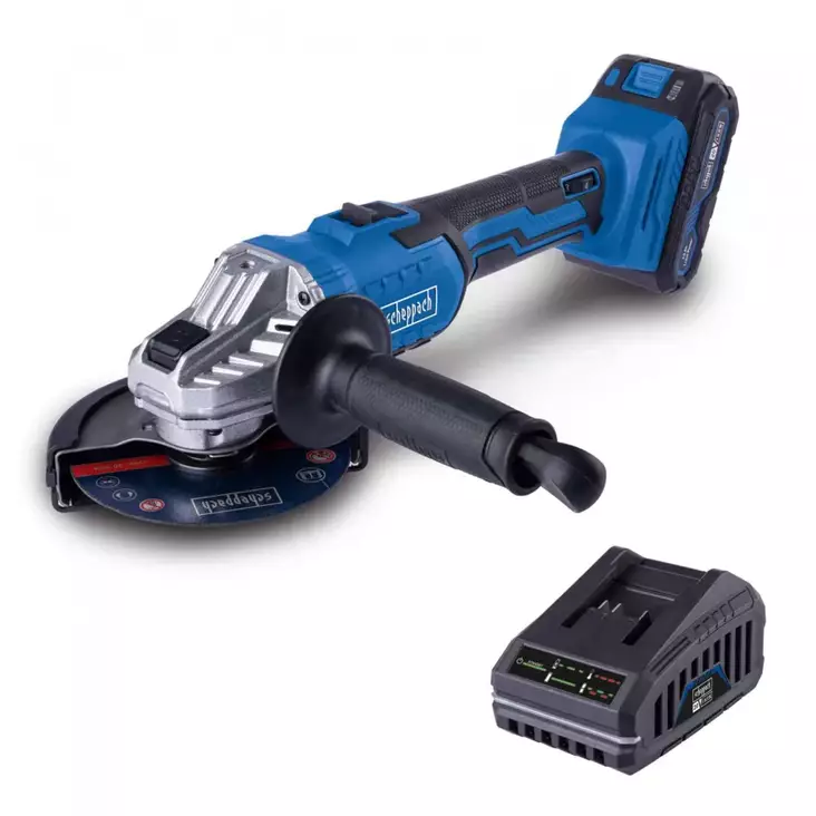 Akkukäyttöinen kulmahiomakone C-AG125-X Set L, Scheppach - Kulmahiomakoneet - 503-5909250400SCHE - 1
