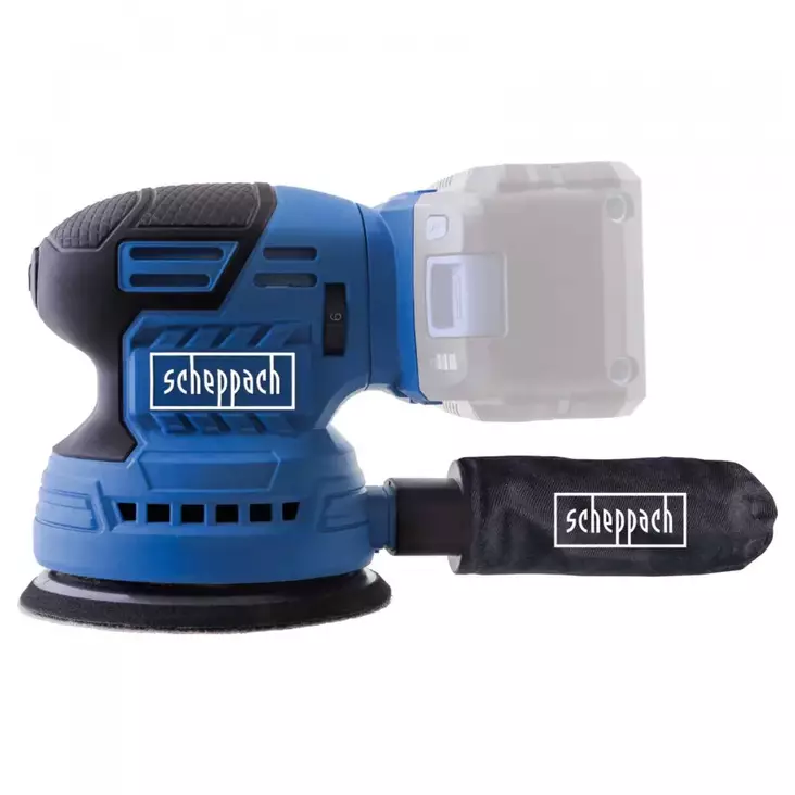 Akkukäyttöinen pyöröhiomakone C-OBS125/2-X, runko, Scheppach - Epäkeskohiomakoneet - 503-5909271900SCHE - 1