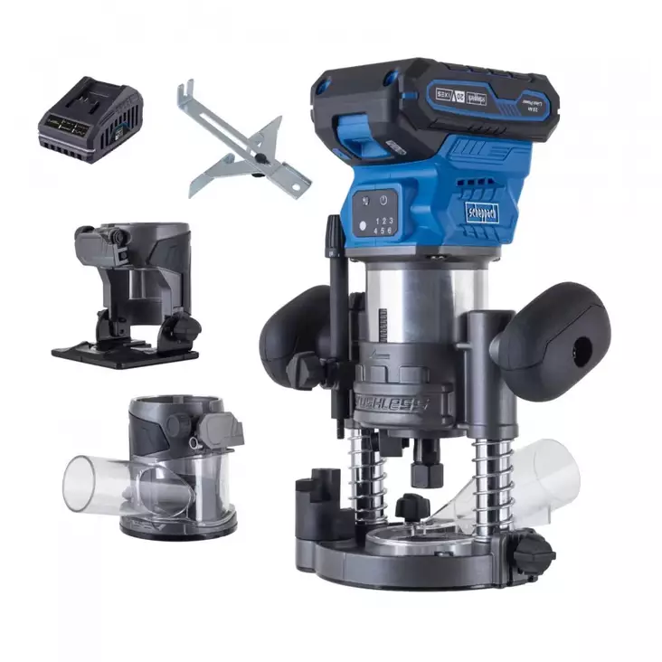 Akkukäyttöinen yläjyrsin BC-EHR24-X – SET S, Scheppach - Tarvikevaraosat-503 - 503-5902706400SCHE - 1