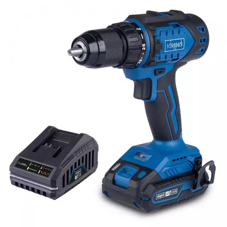Akkuporakone BC-DD60-X, set S (2Ah + charger), Scheppach - Porakoneet - 503-5909239400SCHE - 1