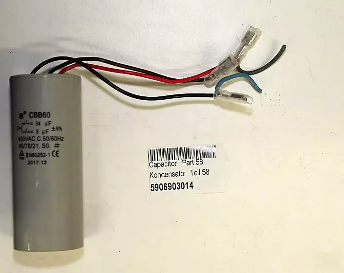 Capacitor pos 58 cbb60, scheppach - Tarvikevaraosat-503 - 503-5906903014SCHE - 1