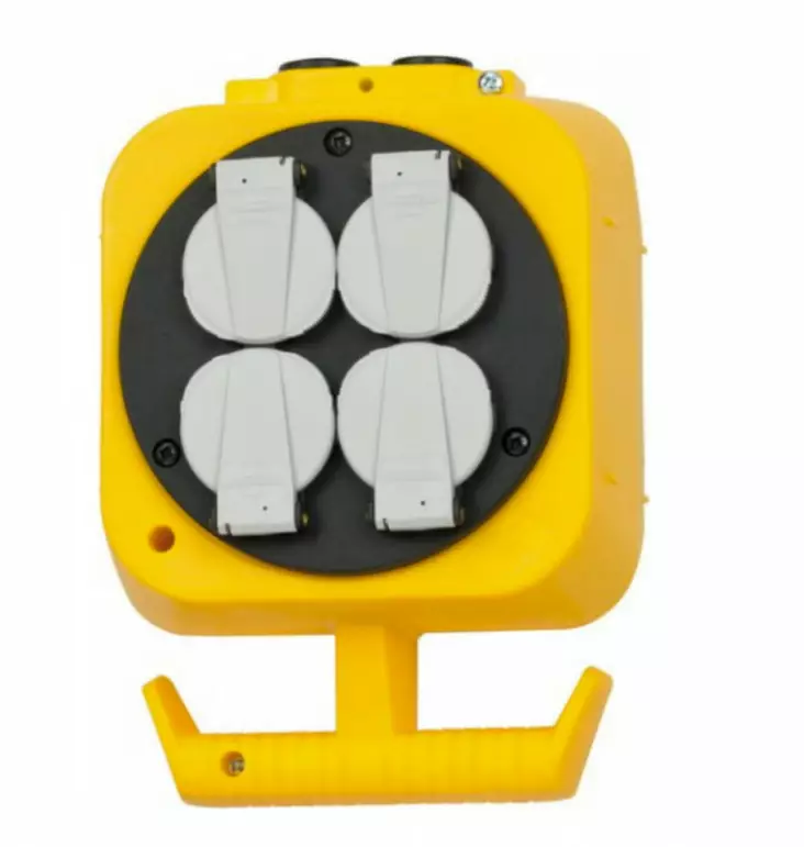 Energy cube 2x4x230v 16a 5m cable, brennenstuhl - Kaapelikelat - 503-1151760BRE - 1