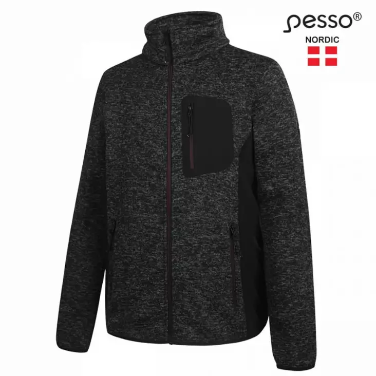 Fleecepaita florence, harmaa/musta s, pesso - Fleecetakit, puserot ja hupparit - 503-FLORENCE-P-SPE - 1