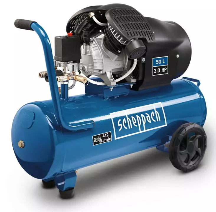Kompressori hc53dc / 50l, scheppach - Mäntäkompressorit - 503-5906102901SCHE - 1