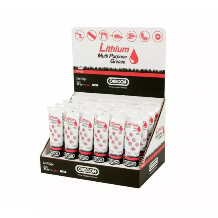 Litium kulmavaihderasvaa 125gr putkilo, oregon - Kärkipyörä ja kulmavaihderasvat - 503-530182IORE - 1
