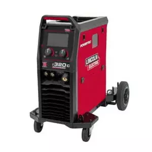 MIG-hitsauskone Powertec i320C Advanced (with MIG-torch, air, Lincoln Electric - MIG-hitsauskoneet - 503-K14287-2LE - 1