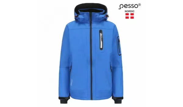 Softshell-takki hupulla acropolis sininen l, pesso - Softshell takit ja housut - 503-ACROPOLISB-LPE - 1
