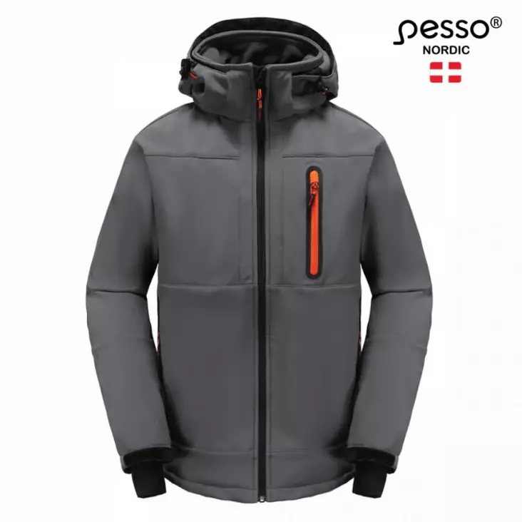 Softshell takki orion, rip-stop, harmaa m, pesso - Softshell takit ja housut - 503-ORION-GREY-MPE - 1