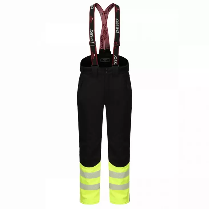Talvityöolkainhousut montana huomioväri, tummasininkeltainen s, pesso - Hi-Vis talvityöhaalarit - 503-BARNABI-HVMSPE - 1