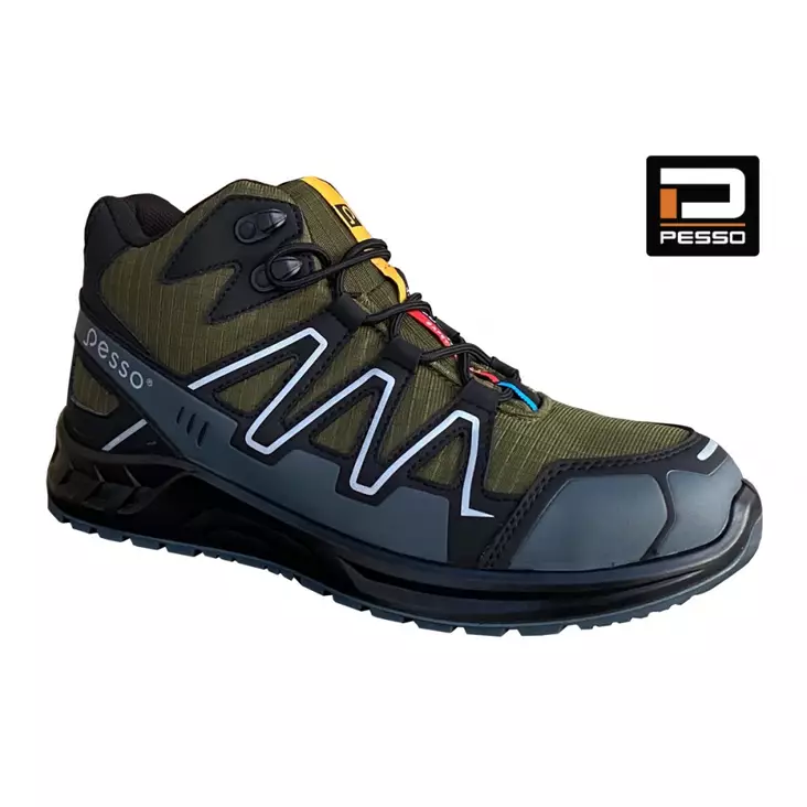 Turvakengät boulder s3 src, vihreä 48, pesso - Turva- ja työkengät - 503-BOULDER-Z-48PE - 1