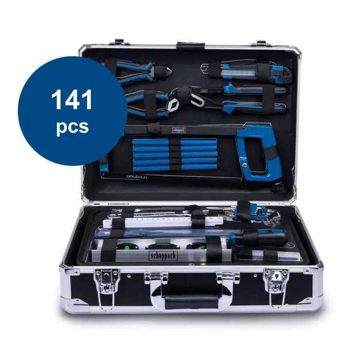 Työkalusetti, 141-osainen tb200, scheppach - Työkalupakit, -salkut ja -reput - 503-5909330900SCHE - 1