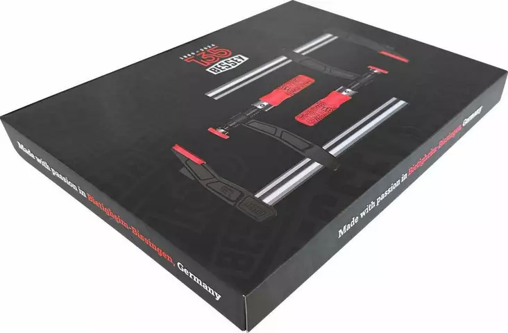 Valurautapuristin non-slip tg 250x120mm 2pcs, bessey - Liimapuristimet - 503-TGA25SET-135BE - 1