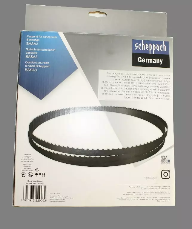 Vannesahanterä basa 2360x4,5x0.36mm 14 tpi, scheppach - Vannesahanterät - 503-7901501609SCHE - 1