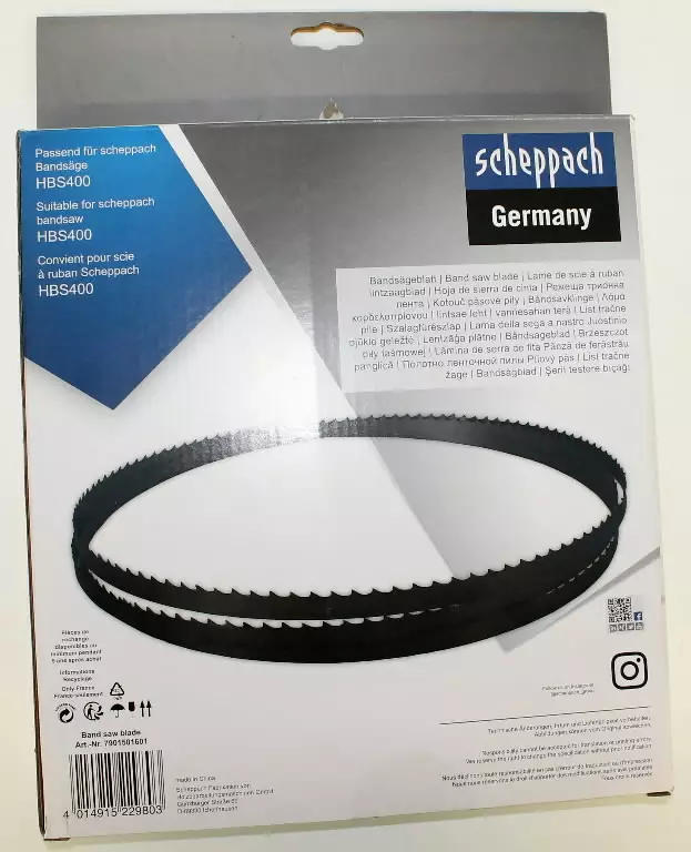 Vannesahan terä hbs 2240x13x0.5mm z4, scheppach - Vannesahanterät - 503-7901501601SCHE - 1