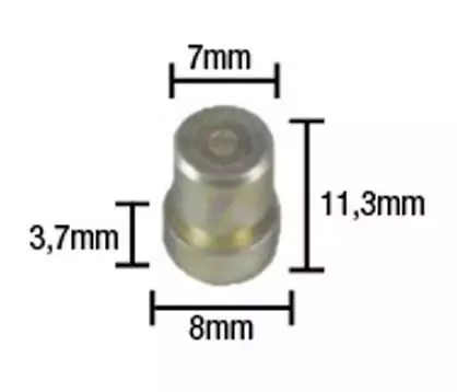 Murtosokka hva jonsered 8/7mm25-889hj, uudempi 5354109-01, eurogarden - Ruohonleikkurin mallikohtaiset terät - 503-6108274EG - 1