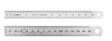 Stainless steel rule 1500mm x18x0,5mm b din 2004/22/ecii, vögel - Mittaviivaimet - 503-1012020150VOG - 1